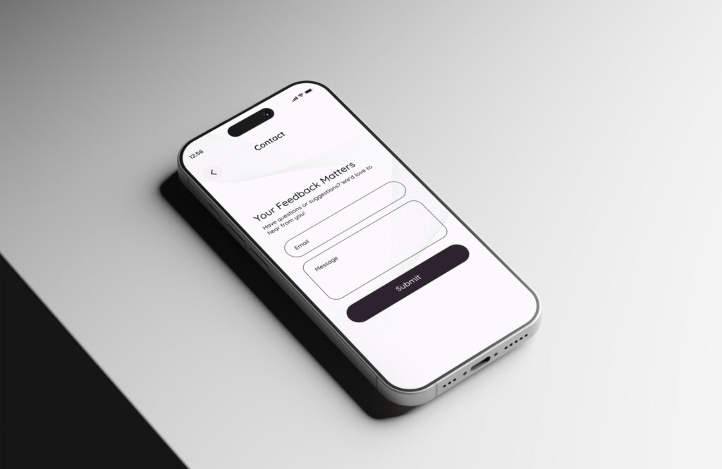 ai voice chat app contact screen design in figma