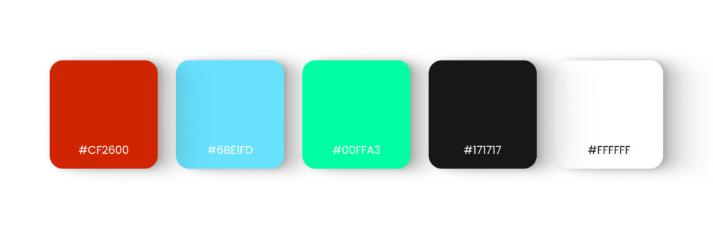 crypto app ui design color Palette for enhanced user experience