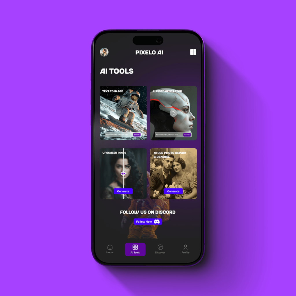 AI tools mobile app UI design in Figma
