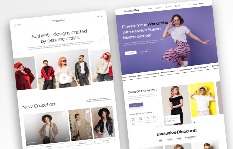 unique ecommerce ui ux designs in figma