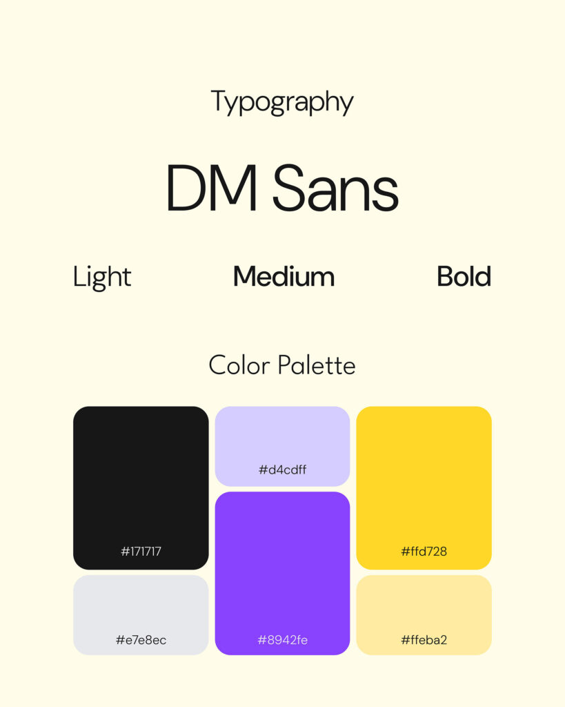 Finance Mobile App UI in Figma - color and typography