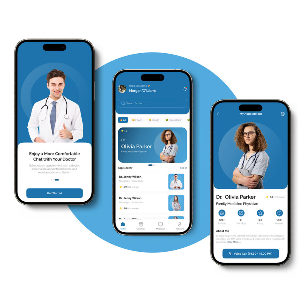medical appointment mobile app ui ux