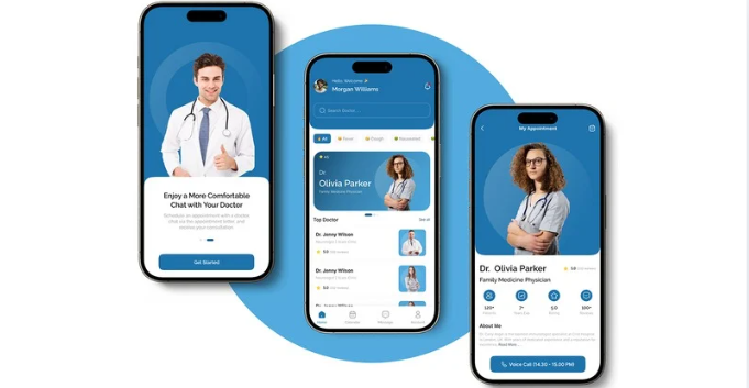 doctors appointment mobile app ui ux