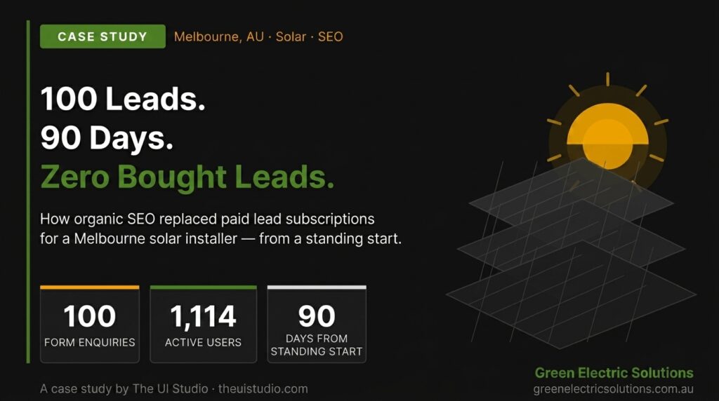 organic seo for green electric solutions